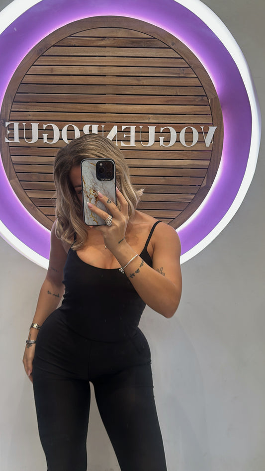 “VIP” jumpsuit αμάνικο